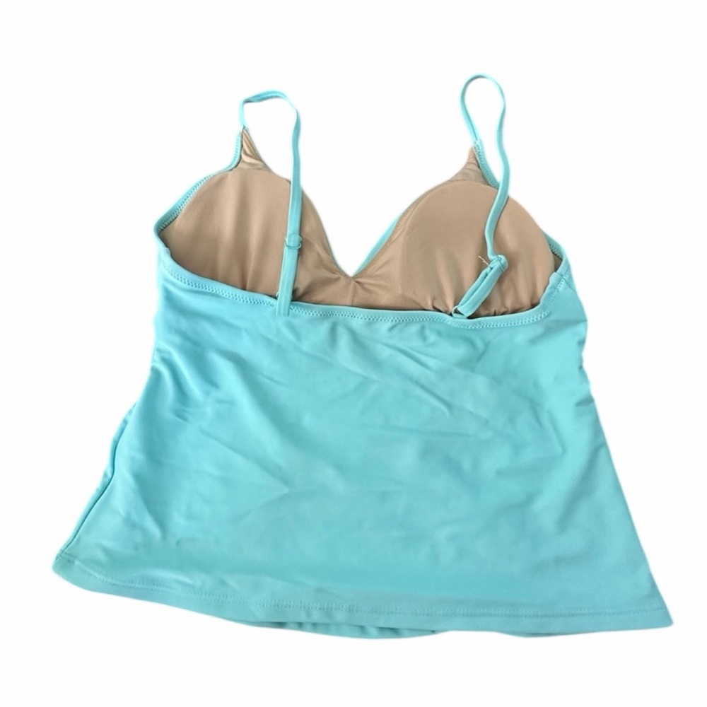 Old Navy Ruffle-Trimmed Tankini Swim Top Size XS V-Neck PTP 24” - Picture 2 of 5
